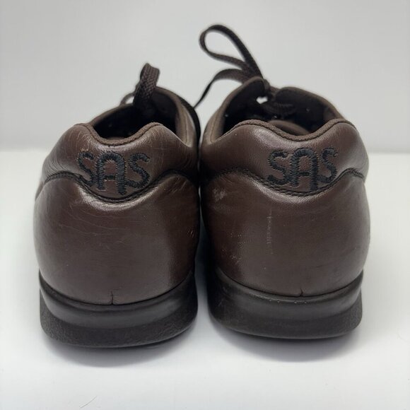 SAS Time Out Mens Comfort Shoes / Antique Walnut Leather / Sz 7.5 M Brown Nurse - Picture 7 of 13